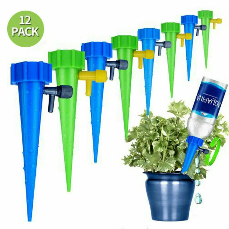 12pcs Plant Water Funnel New Automatic Plant Watering Spikes Adjustable Stakes Irrigation System Flower Houseplant Watering Tool
12pcs Plant Water Funnel New Automatic Plant Watering Spikes Adjustable Stakes Irrigation System Flower Houseplant Watering Tool
