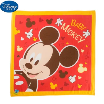 

3Colors 98X98CM 100% Cotton Bath towels Beach +Towels Children Minnie Mickey mouse beath towel Toddler Soft Plush Cartoon