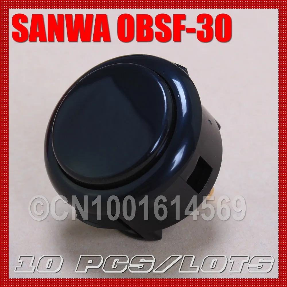 Фото 10 шт./компл. Sanwa Кнопки аркадные кнопки с микропереключателем для мини аркадных