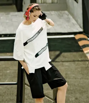 2018 T Shirt For Women Letter Style Irregular Casual Short SleeveTops Tee Shirt Hip Hop Dance Clothes Camiseta Mujer
2018 T Shirt For Women Letter Style Irregular Casual Short SleeveTops Tee Shirt Hip Hop Dance Clothes Camiseta Mujer