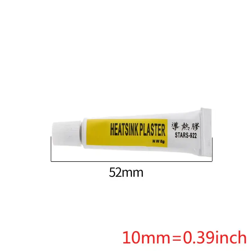 Thermal Silicone Adhesive Compound Glue Conductive Heatsink Plaster For Electronic CPU GPU 77UC
Thermal Silicone Adhesive Compound Glue Conductive Heatsink Plaster For Electronic CPU GPU 77UC