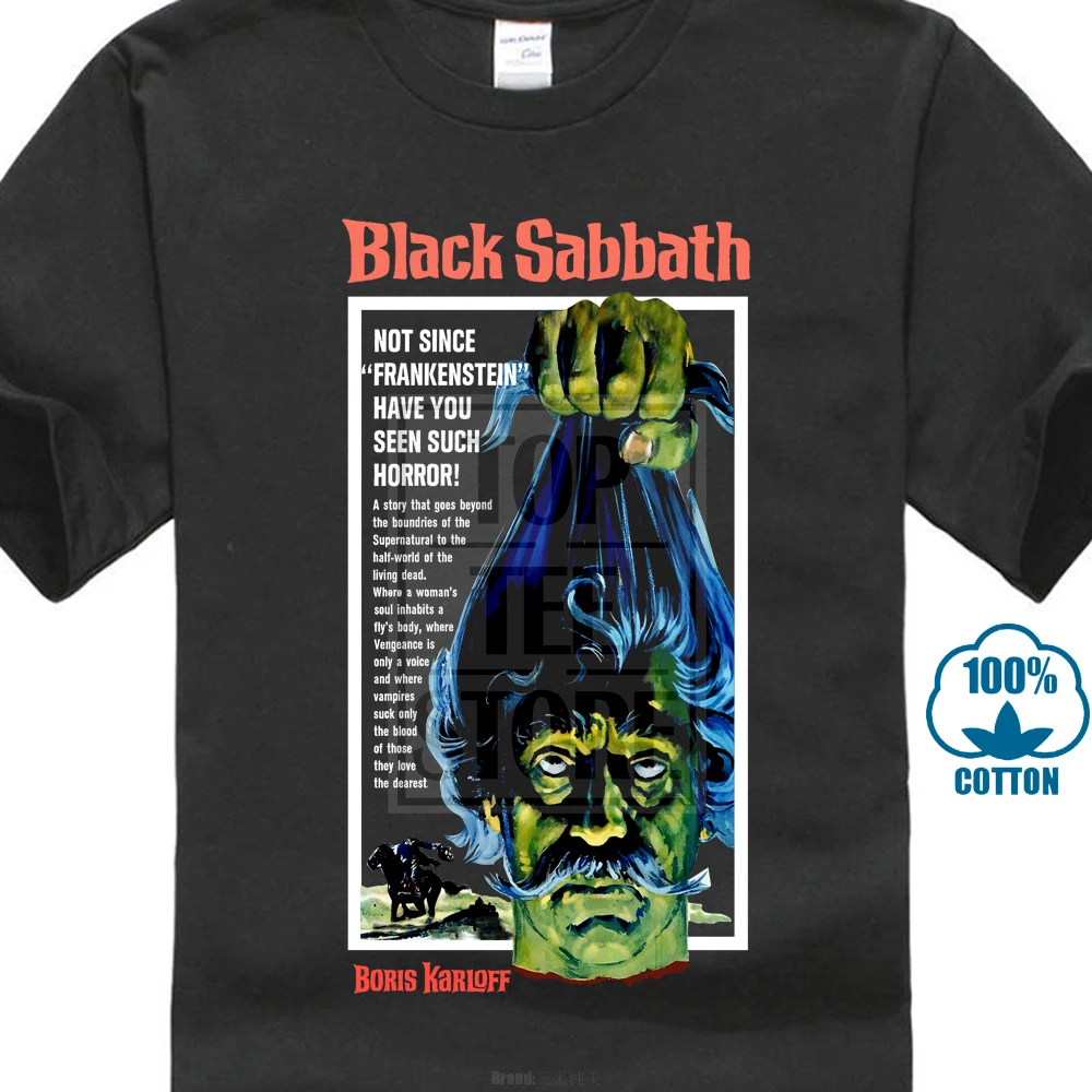 Fashion 2018 Summer Black Sabbath T Shirt 100% Official Original Movie Poster Horror T Shirt Hammer Summer Style Casual Clothing
Fashion 2018 Summer Black Sabbath T Shirt 100% Official Original Movie Poster Horror T Shirt Hammer Summer Style Casual Clothing