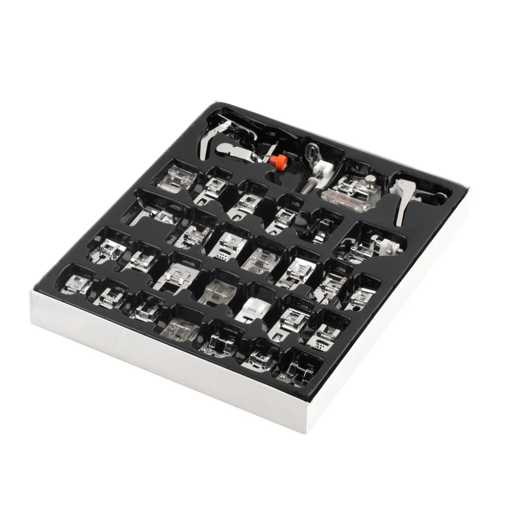 32 in 1 Presser Foot Sew Accessories Press Feet Sewing Machine Foot Feet Kits Useful Embroidex
32 in 1 Presser Foot Sew Accessories Press Feet Sewing Machine Foot Feet Kits Useful Embroidex