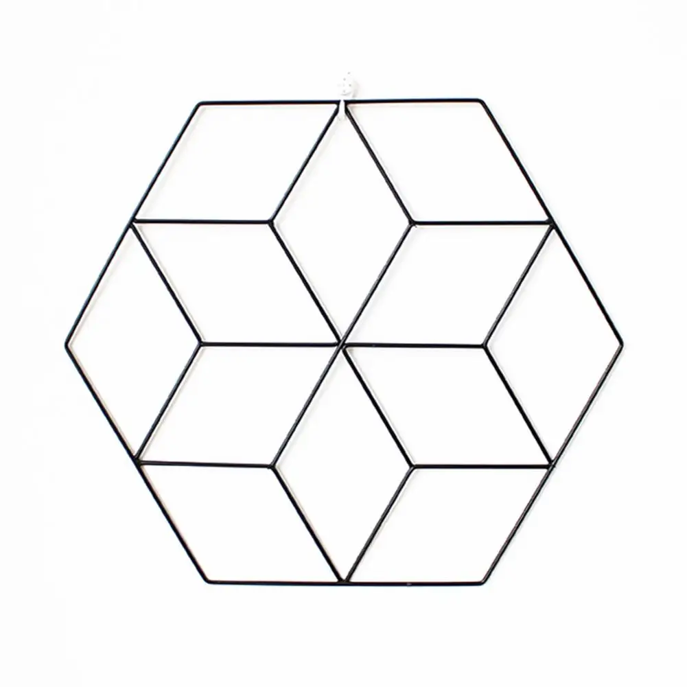 Nordic Ins Style Hexagonal Wrought Iron Grid Red Photo Wall Shelf Decoration Simple DIY Innovative Rack
Nordic Ins Style Hexagonal Wrought Iron Grid Red Photo Wall Shelf Decoration Simple DIY Innovative Rack