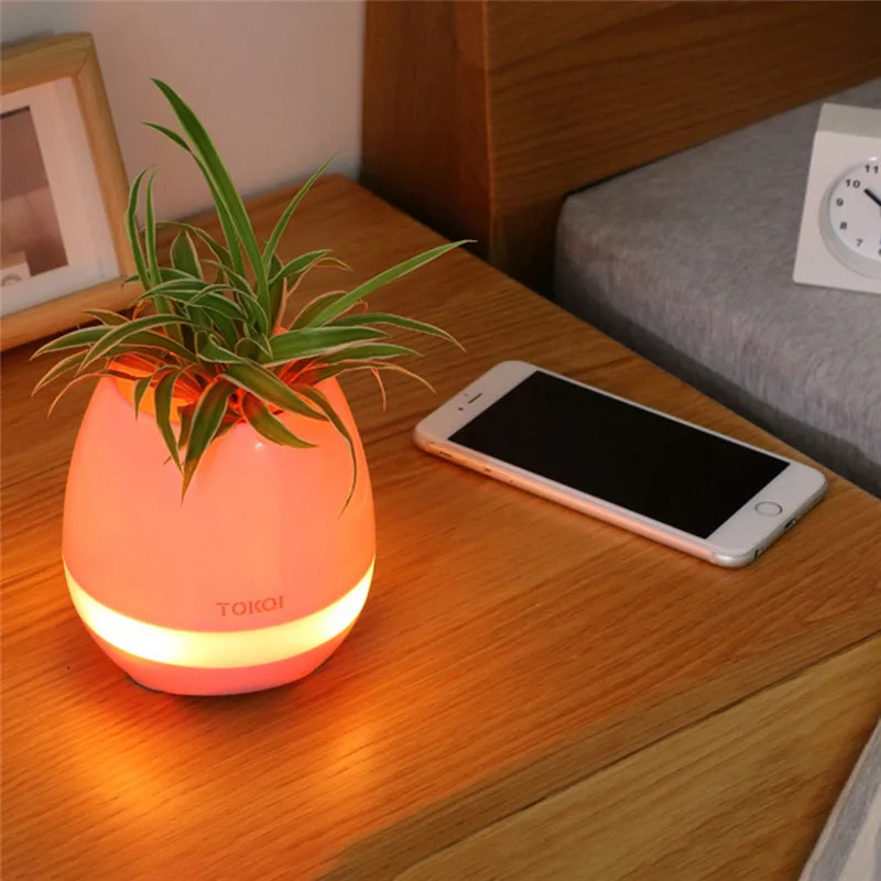 Waterproof Music Bonsai Flower Pot Wireless Bluetooth Speaker Night Light Lamp Music Bluetooth Speaker for Mobile Phone
Waterproof Music Bonsai Flower Pot Wireless Bluetooth Speaker Night Light Lamp Music Bluetooth Speaker for Mobile Phone