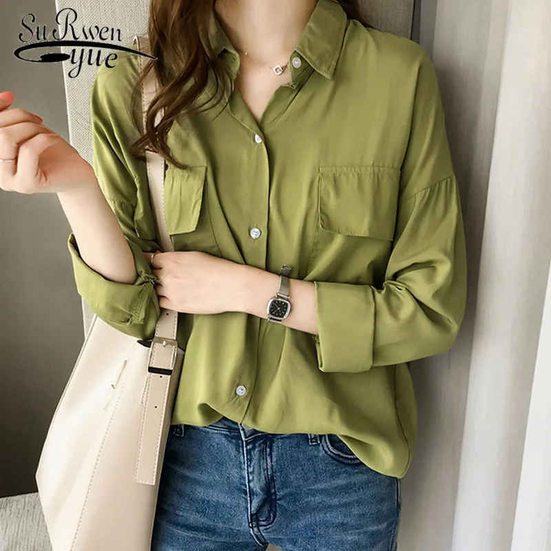 2018 women shirts long sleeve blouse loose soft womens tops and blouses solid clothes fashion chiffon feminine blusa 1643 50
2018 women shirts long sleeve blouse loose soft womens tops and blouses solid clothes fashion chiffon feminine blusa 1643 50