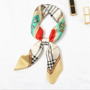 New Silk Scarf 70*70 New Fashion Romantic Plaids Prints Women Shawl Satin Small Squares Head Bag Decorative Scarves Wraps Tie
New Silk Scarf 70*70 New Fashion Romantic Plaids Prints Women Shawl Satin Small Squares Head Bag Decorative Scarves Wraps Tie