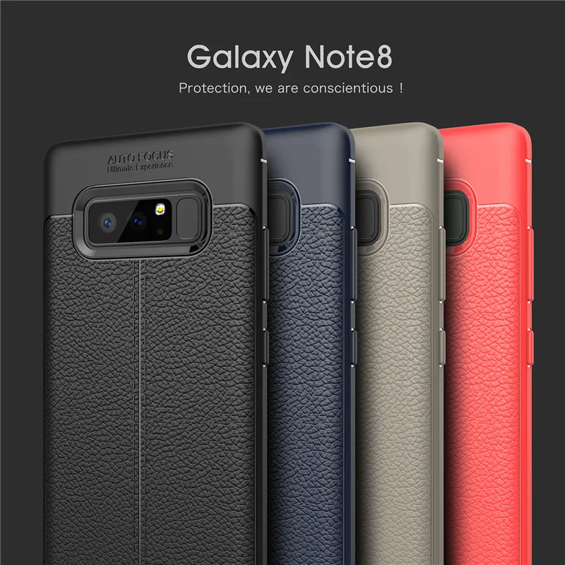 For Samsung Galaxy Note 8 Case Silicone Shockproof Case Cover Luxury PU Leather Litchi Pattern Soft TPU Case for Samsung Note 8
For Samsung Galaxy Note 8 Case Silicone Shockproof Case Cover Luxury PU Leather Litchi Pattern Soft TPU Case for Samsung Note 8