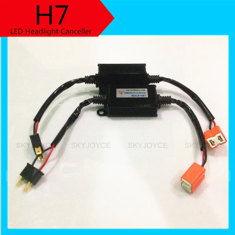 2X H7 led decoder for led auto headlight 9-16V error free led canbus coder black led register car styling warning canceller
2X H7 led decoder for led auto headlight 9-16V error free led canbus coder black led register car styling warning canceller
