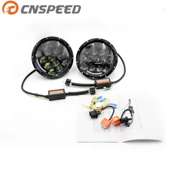 CNSPEED 2pcs/set 7" Inch 75W Round Angel Eyes Led HALO Headlight Head light lamp H4 H13 For Jeep Wrangler JK/TJ/LJ YC100976
CNSPEED 2pcs/set 7" Inch 75W Round Angel Eyes Led HALO Headlight Head light lamp H4 H13 For Jeep Wrangler JK/TJ/LJ YC100976