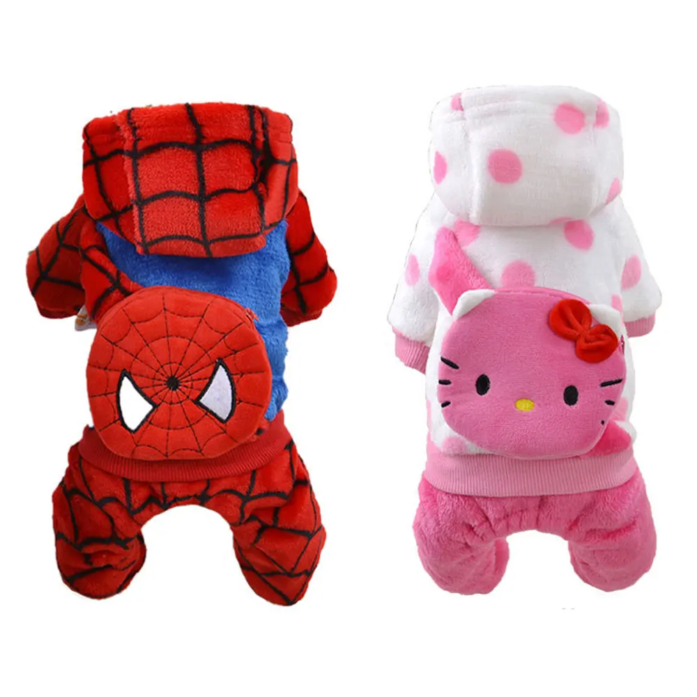 Pet Dog Costume Small Dog Clothes Autumn Winter Halloween Spiderman Pikachu Hellow Kitty Cosplay Puppy Chihuahua Yorkie Clothing
Pet Dog Costume Small Dog Clothes Autumn Winter Halloween Spiderman Pikachu Hellow Kitty Cosplay Puppy Chihuahua Yorkie Clothing