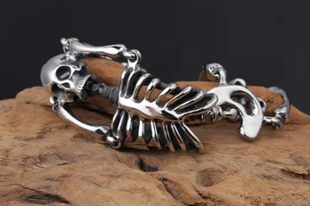 High Quality skull bracelets for men Punk Rock Gothic Stainless Steel Skull Bracelet For Men Link Chain Male Biker Jewelry Cool
High Quality skull bracelets for men Punk Rock Gothic Stainless Steel Skull Bracelet For Men Link Chain Male Biker Jewelry Cool