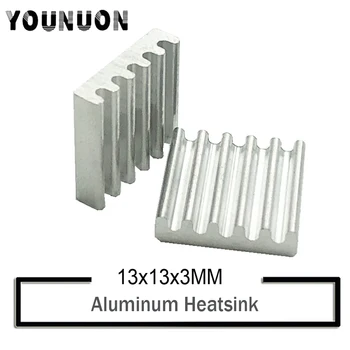 50Pcs YOUNUON Sliver 13mm*13mm*3mm Chip CPU GPU VGA RAM IC LED Heat Sink DIY Aluminum Heatsink Cooling with 3M Tape
50Pcs YOUNUON Sliver 13mm*13mm*3mm Chip CPU GPU VGA RAM IC LED Heat Sink DIY Aluminum Heatsink Cooling with 3M Tape