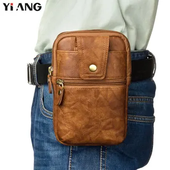 YIANG Retro Waist Bag Men Women Waist Pack PU Leather Mobile Phone Bag Big Size Belt Clip Phone Pouch for iPhone/Samsung/Xiaomi
YIANG Retro Waist Bag Men Women Waist Pack PU Leather Mobile Phone Bag Big Size Belt Clip Phone Pouch for iPhone/Samsung/Xiaomi