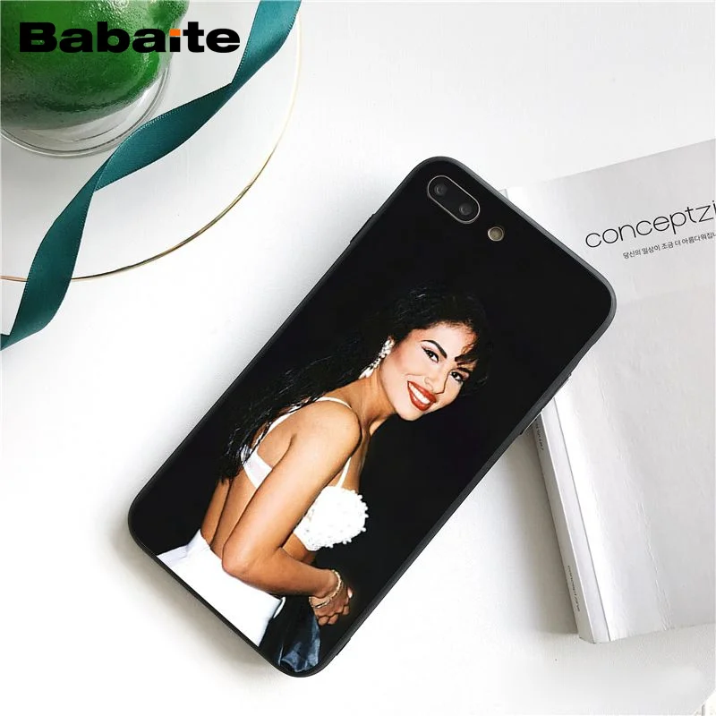 Babaite selena quintanilla Customer High Quality Phone Case for iPhone 8 7 6 6S Plus 5 5S SE XR X XS MAX Coque Shell