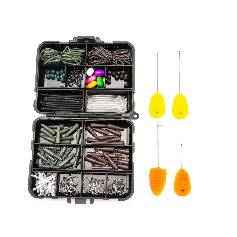 New Corn squid set fishing 160PCS/Box Fishing Accessories Hooks Swivels Lead Fishing Sinker With Ring Carp Fishing tool
New Corn squid set fishing 160PCS/Box Fishing Accessories Hooks Swivels Lead Fishing Sinker With Ring Carp Fishing tool