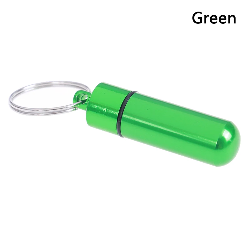 1PC Easy To Carry Pill Box Case Bottle Waterproof Aluminum Cache Drug Holder Container Keychain Medicine Box Health Car
1PC Easy To Carry Pill Box Case Bottle Waterproof Aluminum Cache Drug Holder Container Keychain Medicine Box Health Car
