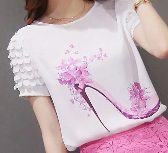 2019 new summer Fashion Women Shirts print Short Sleeve Diamonds Blouses plus size Casual Chiffon Flower Blusas
2019 new summer Fashion Women Shirts print Short Sleeve Diamonds Blouses plus size Casual Chiffon Flower Blusas