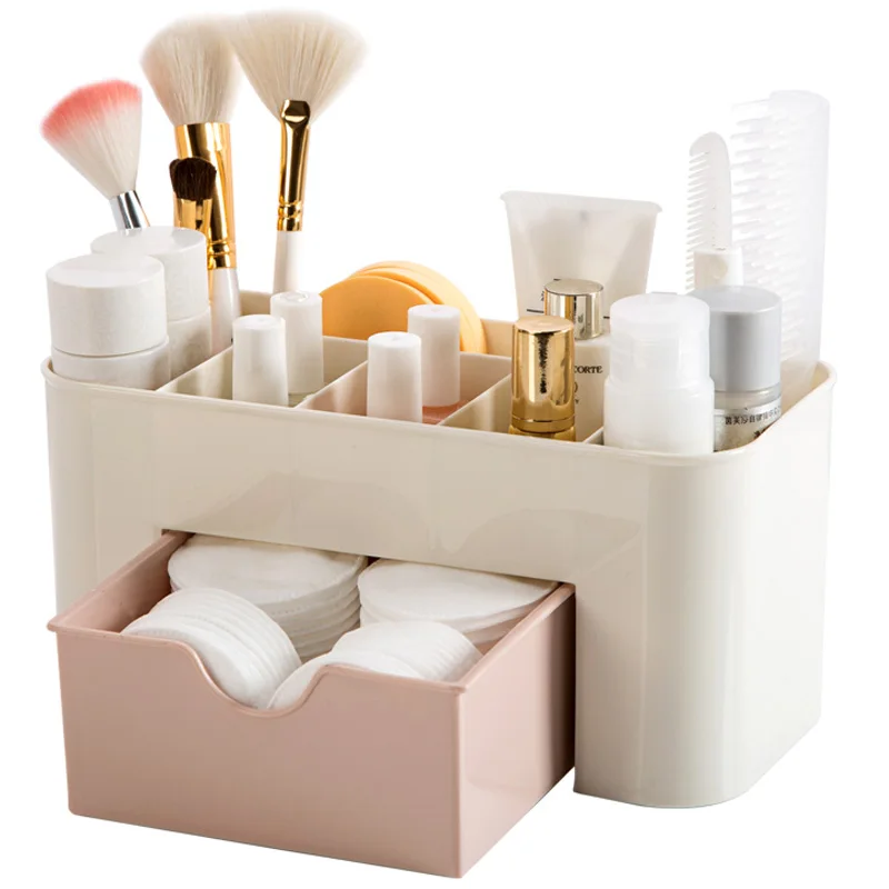Double Layer Makeup Holder Box With Drawer Multi-Functional Table Jewelry Cosmetic Storage Box Desk Stationery Organizer Box
Double Layer Makeup Holder Box With Drawer Multi-Functional Table Jewelry Cosmetic Storage Box Desk Stationery Organizer Box