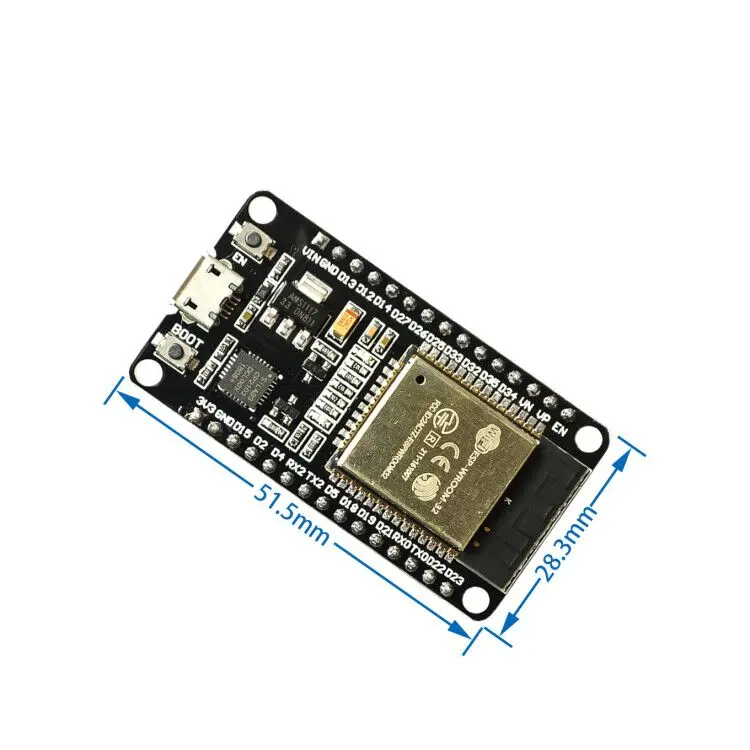 ESP32 Development Board WiFi+Bluetooth Ultra-Low Power Consumption Dual Core ESP-32 ESP-32S ESP 32 Similar ESP8266
ESP32 Development Board WiFi+Bluetooth Ultra-Low Power Consumption Dual Core ESP-32 ESP-32S ESP 32 Similar ESP8266