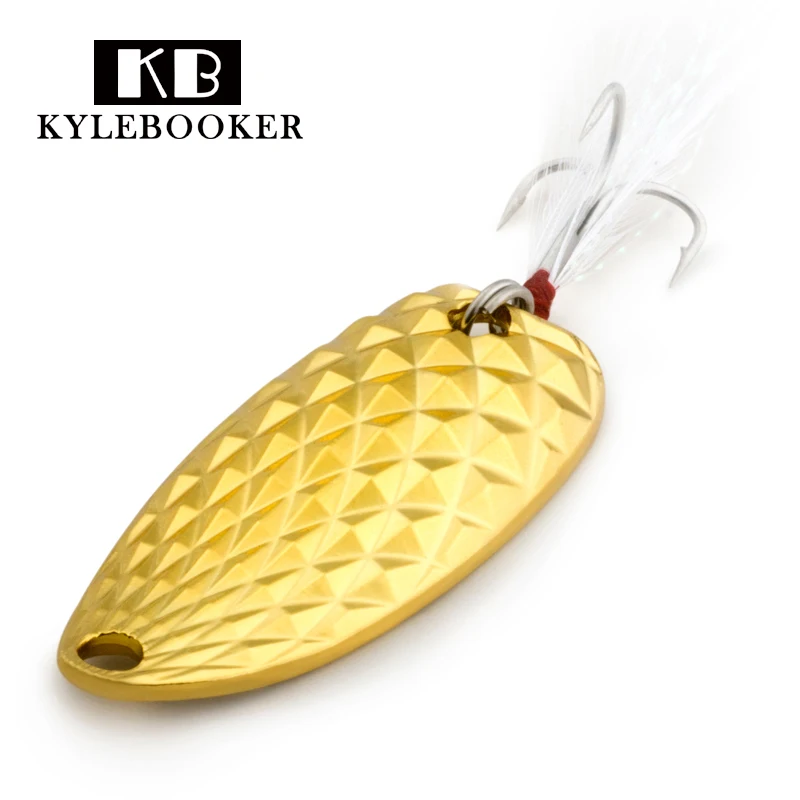 Pineapple Fishing lure Spoon fishing baits spoon hard lures treble hooks fake baits metal fishing lure
Pineapple Fishing lure Spoon fishing baits spoon hard lures treble hooks fake baits metal fishing lure