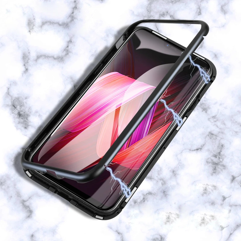 For Xiaomi Mi8 Case Magnetic Adsorption Metal Glass Phone Cover For Xiaomi Mi 8 SE Luxury Aluminum Tempered Glass Cover
For Xiaomi Mi8 Case Magnetic Adsorption Metal Glass Phone Cover For Xiaomi Mi 8 SE Luxury Aluminum Tempered Glass Cover