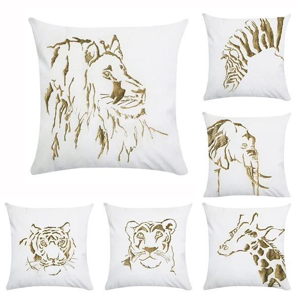 45*45cm Simple Abstract Handpainted Lion Tiger Animal Pattern Pillowcase for Home Decoration Square Sofa Cushion Cove
45*45cm Simple Abstract Handpainted Lion Tiger Animal Pattern Pillowcase for Home Decoration Square Sofa Cushion Cove