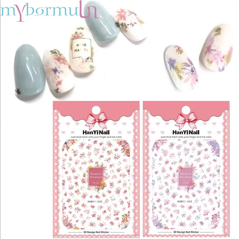5 Sheet Colorful Flower 3D Nail Sticker Floral pattern Autumn DIY Self Adhesive Beauty Decals Nail Decorations Nail Art Charms
5 Sheet Colorful Flower 3D Nail Sticker Floral pattern Autumn DIY Self Adhesive Beauty Decals Nail Decorations Nail Art Charms