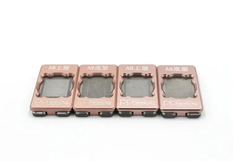 PPD Chip BGA Reballing Stencil for iPhone 6S 6 Plus 6SP 7 A7 A8 A9 A10 CPU Ram Upper Lower Reball Tool Stencils Planted tin Mol
PPD Chip BGA Reballing Stencil for iPhone 6S 6 Plus 6SP 7 A7 A8 A9 A10 CPU Ram Upper Lower Reball Tool Stencils Planted tin Mol