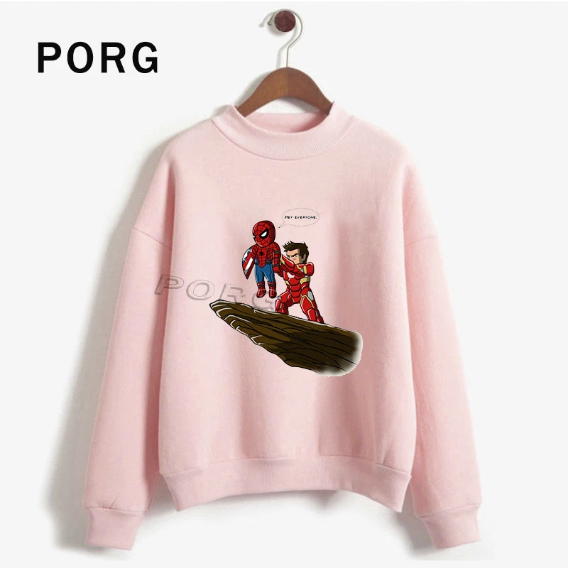 Avengers Hey Everyone Sweatshirt Women Round Neck Gothic Streetwear Harajuku Sudadera Mujer 2019 New Women Clothes Hoodies Full
Avengers Hey Everyone Sweatshirt Women Round Neck Gothic Streetwear Harajuku Sudadera Mujer 2019 New Women Clothes Hoodies Full