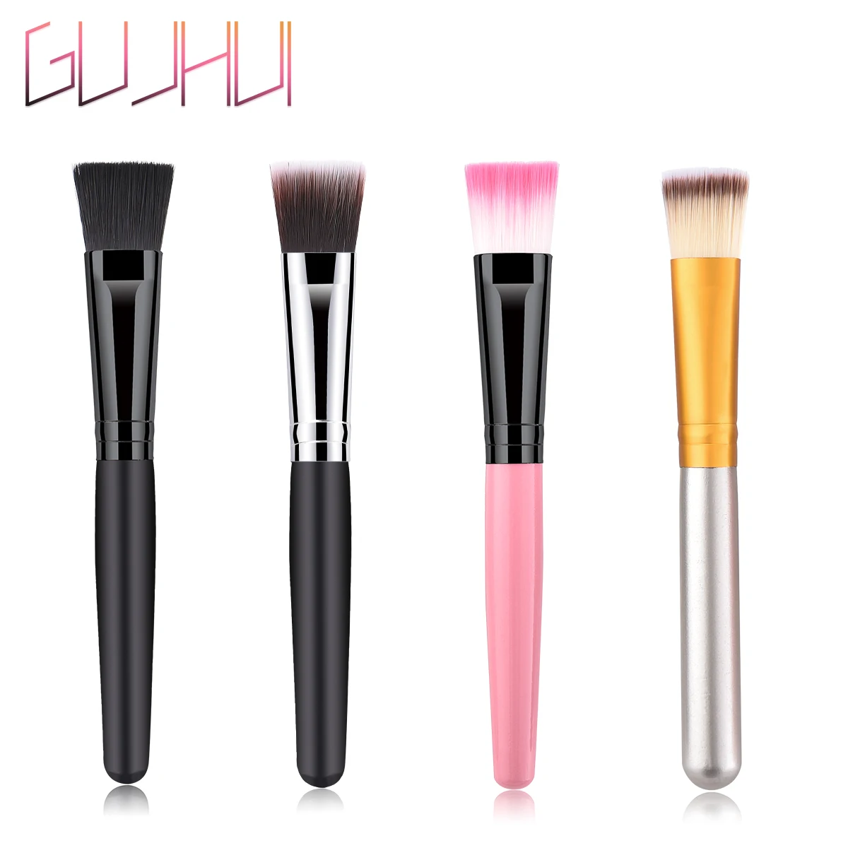4 Colors Flat Head Foundation Makeup Brush Blending Powder Concealer Liquid Cream Contour soft Cosmetic Brush
4 Colors Flat Head Foundation Makeup Brush Blending Powder Concealer Liquid Cream Contour soft Cosmetic Brush