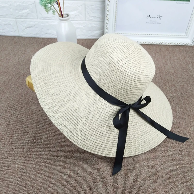 Summer travel beach hats wild ride straw hat big bowknot ribbon straw cap ladies UV protection sun caps
Summer travel beach hats wild ride straw hat big bowknot ribbon straw cap ladies UV protection sun caps
