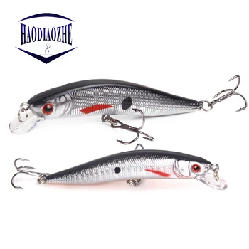 HAODIAOZHE Minnow Fishing Lures Wobblers 10cm 8.3g 3D Eyes artificial Hard Quality Professional CrankBbaits 6# Hook Pesca YU42
HAODIAOZHE Minnow Fishing Lures Wobblers 10cm 8.3g 3D Eyes artificial Hard Quality Professional CrankBbaits 6# Hook Pesca YU42
