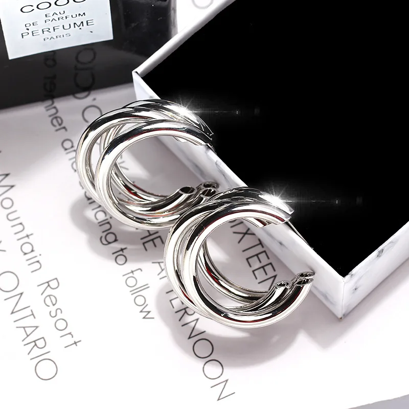 Cold wind earring female contracted irregular multilayer earring pin euramerican wind metal earring web celebrity style earring
Cold wind earring female contracted irregular multilayer earring pin euramerican wind metal earring web celebrity style earring