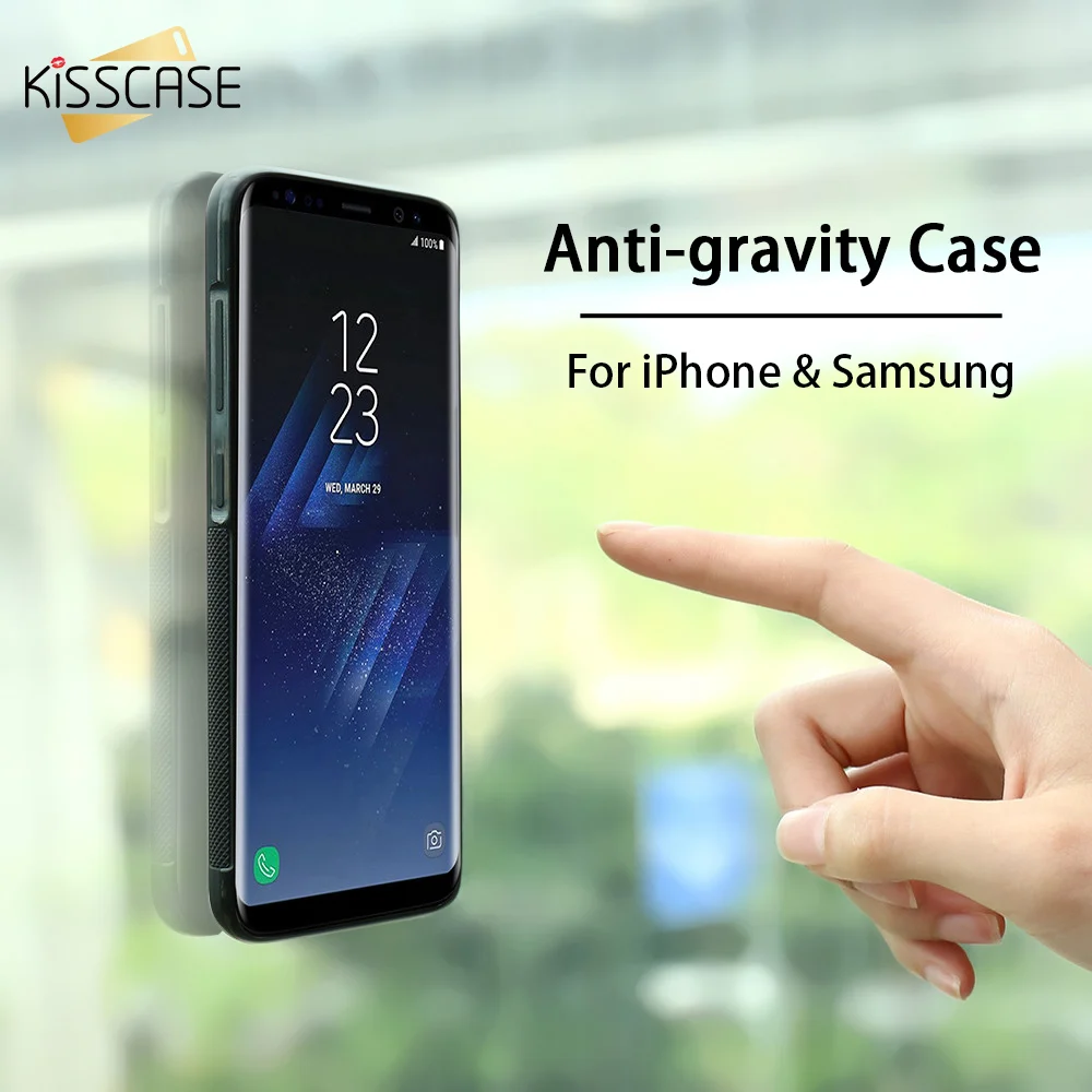 KISSCASE Anti Gravity Phone Case For Samsung S9 S8 Plus S6 S7 Edge Note 8 5 4 Magical Nano Suction Adsorbed Back Cover Capinhas
KISSCASE Anti Gravity Phone Case For Samsung S9 S8 Plus S6 S7 Edge Note 8 5 4 Magical Nano Suction Adsorbed Back Cover Capinhas
