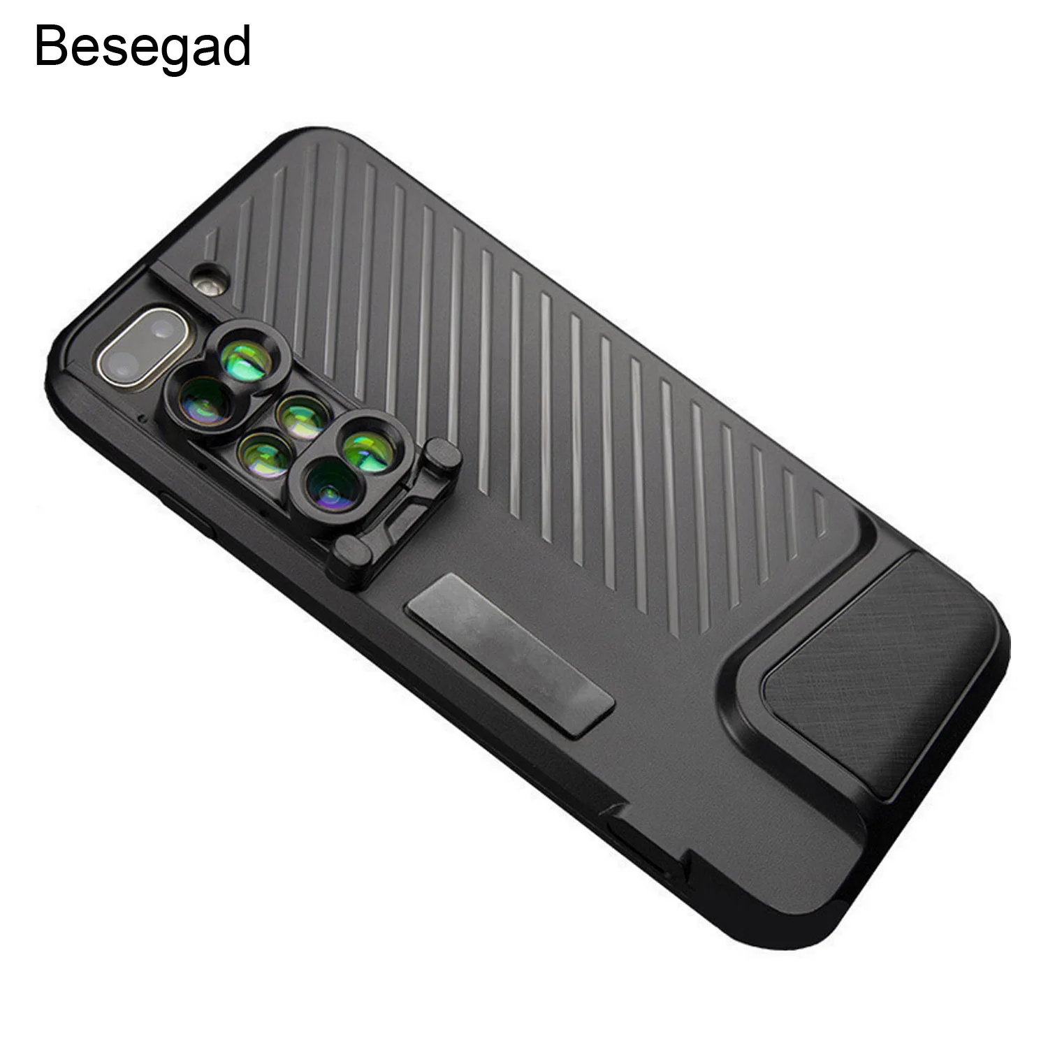 Besegad Dual Camera Lens Wide Angle Fish Eye Lens Macro Lens Telephoto with Phone Cover Case Box for iPhone 7Plus 8Plus Gadgets
Besegad Dual Camera Lens Wide Angle Fish Eye Lens Macro Lens Telephoto with Phone Cover Case Box for iPhone 7Plus 8Plus Gadgets