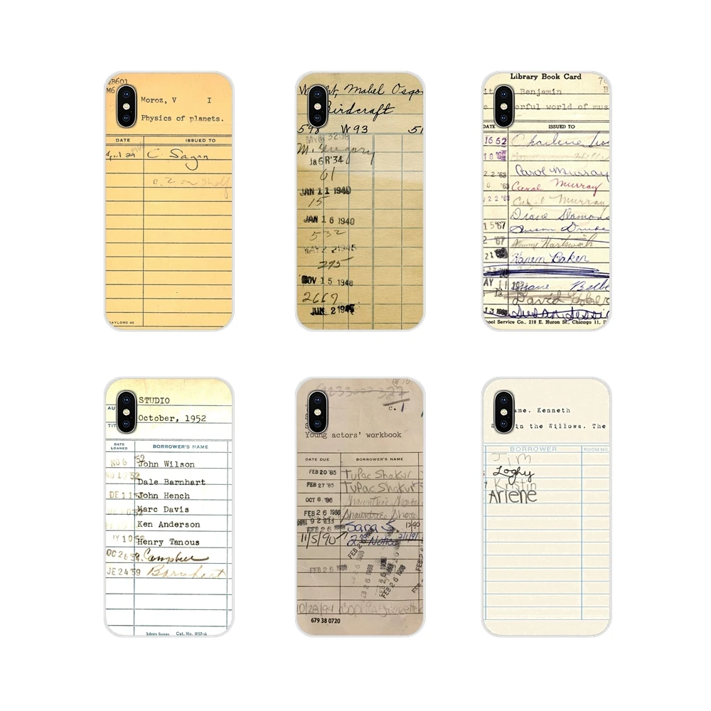 For Xiaomi Mi6 A1 5X 6X Redmi Note 5 5A 4X 4A 4 3 Plus Pro pocophone F1 Soft Transparent Cases fashion Library Book LIBRARY CARD
For Xiaomi Mi6 A1 5X 6X Redmi Note 5 5A 4X 4A 4 3 Plus Pro pocophone F1 Soft Transparent Cases fashion Library Book LIBRARY CARD