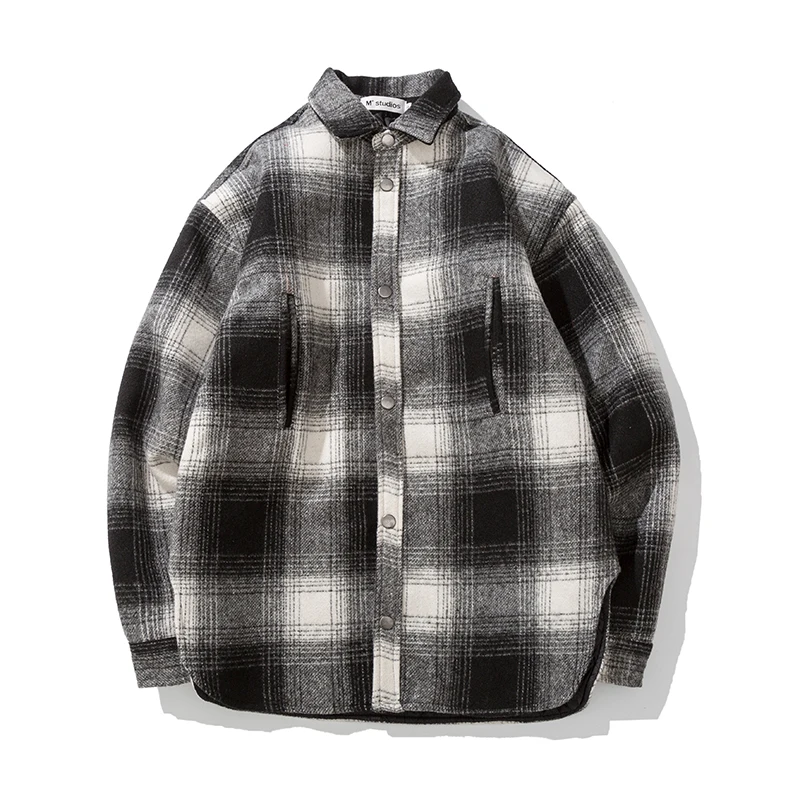 2017 Autumn Fashion New Youth Style Small Fresh And Leisure Oversize Long Sleeve Woolen Coat Plaid Shirt Quilted Windbreaker
2017 Autumn Fashion New Youth Style Small Fresh And Leisure Oversize Long Sleeve Woolen Coat Plaid Shirt Quilted Windbreaker