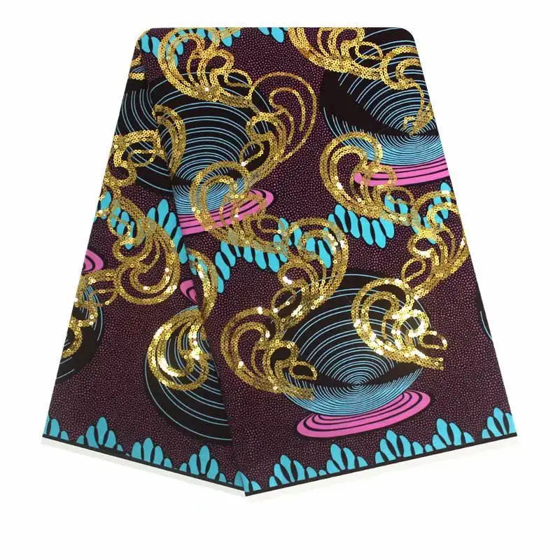 High quality african wax sequin fabric dutch wax 6yards cotton fabric hollandais wax 2019 african fabric ankara fabric ! J50631
High quality african wax sequin fabric dutch wax 6yards cotton fabric hollandais wax 2019 african fabric ankara fabric ! J50631