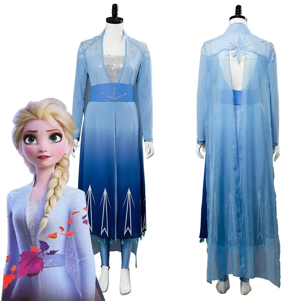 Adult Princess Elsa Cosplay Costume Dress Full Set Women Girls Movie Halloween Carnival Costumes Blue Version Custom Made
Adult Princess Elsa Cosplay Costume Dress Full Set Women Girls Movie Halloween Carnival Costumes Blue Version Custom Made