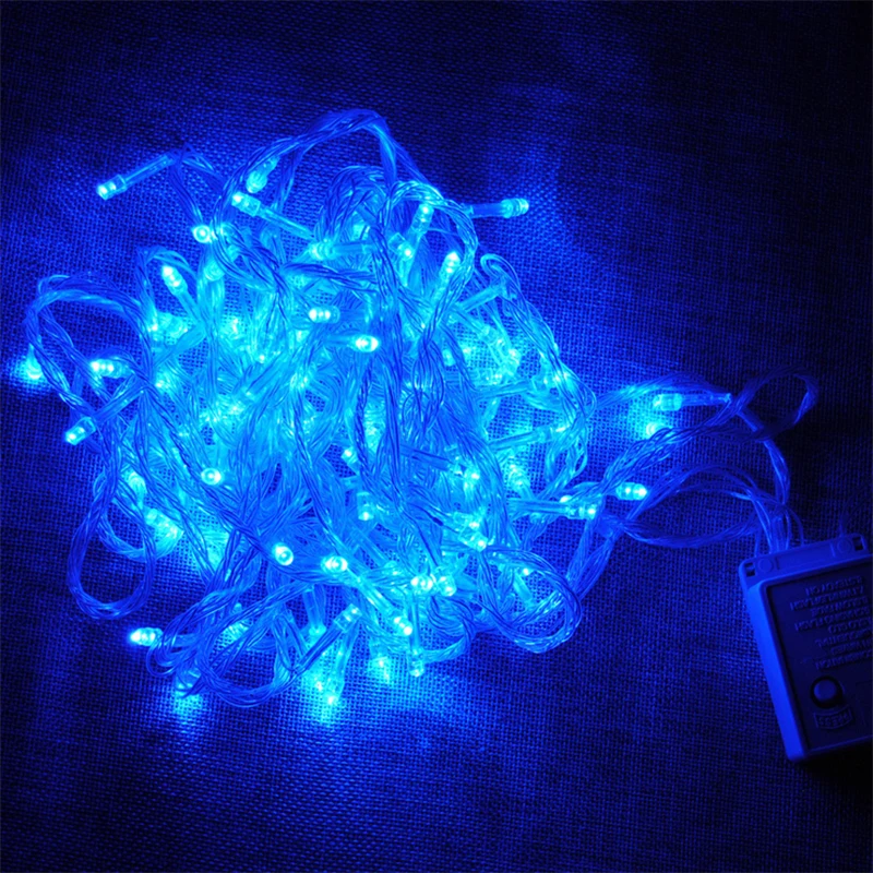 Christmas Party LED String Fairy Lights Blue Color Waterproof 220-240V Wedding Decoration Light
Christmas Party LED String Fairy Lights Blue Color Waterproof 220-240V Wedding Decoration Light