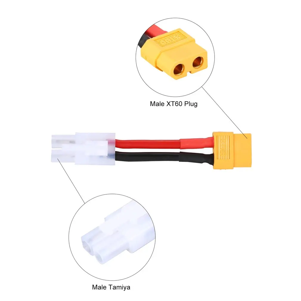 30 мм штекер XT60 адаптер Tamiya кабель для аккумулятора RC динамитные пакеты конвертер