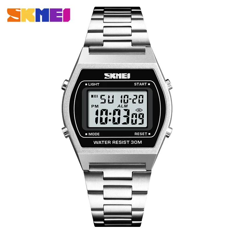Digital Watch Luxury Stainless Steel Women Men Watches Calendar Alarm Repeater Electronic Watch Top Brand Waterproof Sport Watch
Digital Watch Luxury Stainless Steel Women Men Watches Calendar Alarm Repeater Electronic Watch Top Brand Waterproof Sport Watch