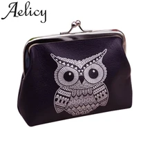 Aelicy 2019 moda sowa portmonetka ze skóry PU wysokiej jakości damski portfel Design panie Party sprzęgła kobiet posiadacz karty(China)