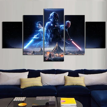 5 Piece Games Art Print Star Wars Battlefront 2 Poster HD Wall Pictures Canvas Art Paintings for Home Decor Wall Art
5 Piece Games Art Print Star Wars Battlefront 2 Poster HD Wall Pictures Canvas Art Paintings for Home Decor Wall Art