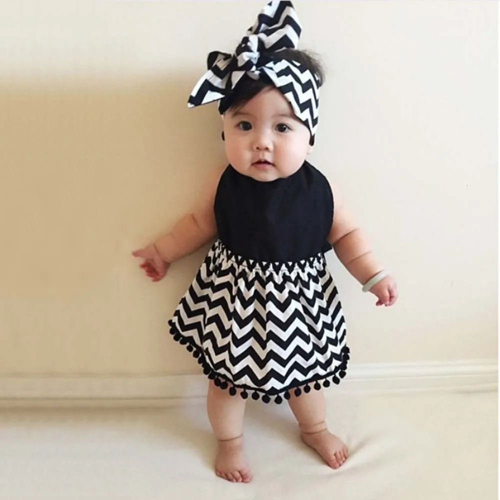 MUQGWEW 2018 Girls Clothing Sets Summer Baby Sleeveless Bracelet Backless Stripe Dress + Hairband Two Piece Set New Arrival
MUQGWEW 2018 Girls Clothing Sets Summer Baby Sleeveless Bracelet Backless Stripe Dress + Hairband Two Piece Set New Arrival