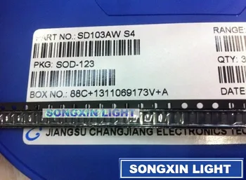 3000pcs SD103AW Schottky Barrier Diodes 40v 350mA/0.35A 600mV/0.6V SOD-123/1206 marking M5 low forward voltage
3000pcs SD103AW Schottky Barrier Diodes 40v 350mA/0.35A 600mV/0.6V SOD-123/1206 marking M5 low forward voltage