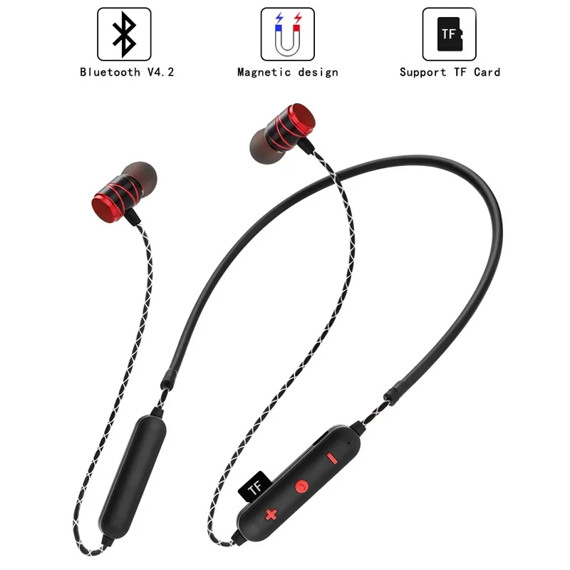 AINGSLIM Bluetooth Earphone Wireless Headphone Support TF Card Neckband sports bluetooth Headset Fone de ouvido For Smart Phone
AINGSLIM Bluetooth Earphone Wireless Headphone Support TF Card Neckband sports bluetooth Headset Fone de ouvido For Smart Phone