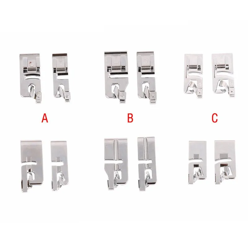 Sewing Machine Domestic Narrow Hem Presser Feet 2pcs Zipper Presser Foot For Janome Singer Feet Set
Sewing Machine Domestic Narrow Hem Presser Feet 2pcs Zipper Presser Foot For Janome Singer Feet Set