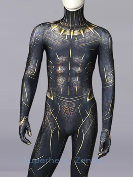 Black Panther Costume 2018 New Film Version Superhero Costume 3D Printing Spandex Captain American Cosplay Zentai Fullbody Suit
Black Panther Costume 2018 New Film Version Superhero Costume 3D Printing Spandex Captain American Cosplay Zentai Fullbody Suit